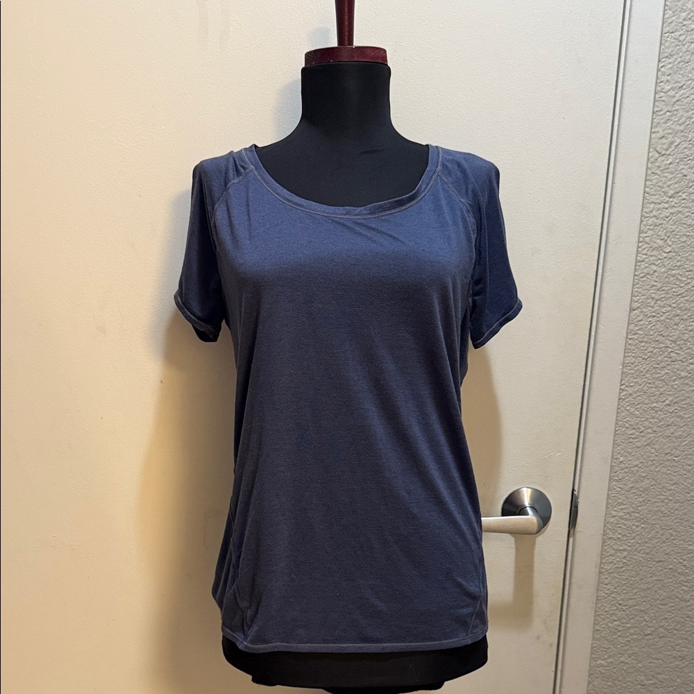 Prana Deep Blue Short Sleeve, long sleeve Tee & skirt bundle - Picture 2 of 12